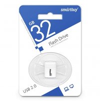 Флешка USB 32GB 2.0 SmartBuy LARA White