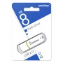 Флешка USB  8GB 2.0 SmartBuy Crown White (белый)