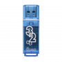 Флешка USB 32GB 2.0 SmartBuy Glossy Blue