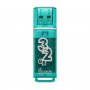 Флешка USB 32GB 2.0 SmartBuy Glossy Green