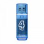 Флешка USB  4GB 2.0 SmartBuy Glossy Blue