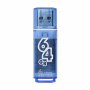 Флешка USB 64GB 2.0 SmartBuy Glossy Blue