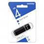 Флешка USB  4GB 2.0 SmartBuy Quartz Black