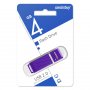 Флешка USB  4GB 2.0 SmartBuy Quartz Violet