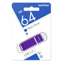 Флешка USB 64GB 2.0 SmartBuy Quartz Violet