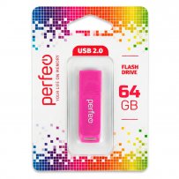 Флешка USB 64GB 2.0 Perfeo C11 Rosy