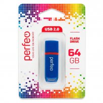 Флешка USB 64GB 2.0 Perfeo C11 Blue