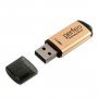 Флешка USB  128GB 2.0 Perfeo E01 economy series Gold