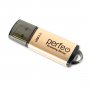 Флешка USB  128GB 2.0 Perfeo E01 economy series Gold