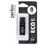 Флешка USB  8GB 2.0 Perfeo E03 economy series Black