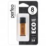 Флешка USB  8GB 2.0 Perfeo E03 economy series Gold