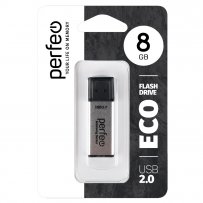 Флешка USB  8GB 2.0 Perfeo E03 economy series Silver
