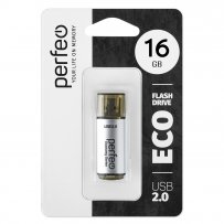 Флешка USB 16GB 2.0 Perfeo E04 economy series Silver