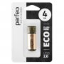 Флешка USB  4GB 2.0 Perfeo E04 economy series Gold