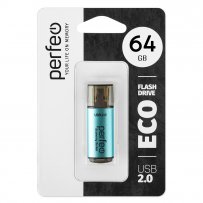 Флешка USB 64GB 2.0 Perfeo E04 economy series Green
