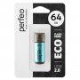 Флешка USB 64GB 2.0 Perfeo E04 economy series Green