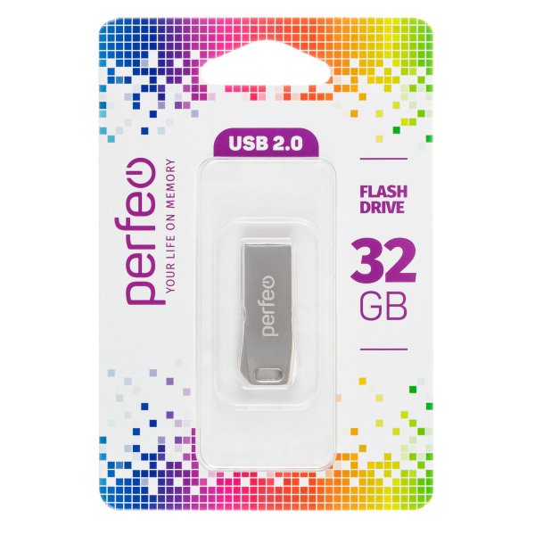 Флешка USB 32GB 2.0 Perfeo M13 Metal Series