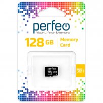Карта памяти 128GB micro SDXC class 10 UHS-I Perfeo без адаптера