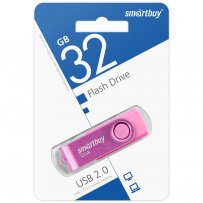 Флешка USB 32GB 2.0 SmartBuy Twist Pink