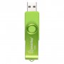 Флешка USB  4GB 2.0 SmartBuy Twist Acid Green
