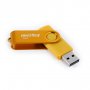 Флешка USB  4GB 2.0 SmartBuy Twist Yellow