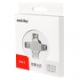 Флешка USB 32GB 3.0 SmartBuy MC15 Metal Quad (Type-C,Micro,8-pin)