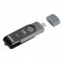Флешка USB  128GB 3.0/3.1 SmartBuy Twist Dual Type-C/Type-A