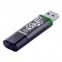 Флешка USB  128GB 3.0/3.1 SmartBuy Glossy Dark Grey