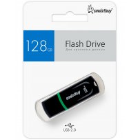 Флешка USB  128GB 2.0 SmartBuy Paean Black