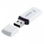 Флешка USB  128GB 2.0 SmartBuy Paean White