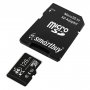 Карта памяти 128GB micro SDXC class 10 SmartBuy UHS-1 с адаптером SD