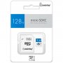 Карта памяти 128GB micro SDXC class 10 SmartBuy UHS-1 Blue с адаптером SD