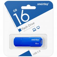 Флешка USB 16GB 2.0 SmartBuy CLUE Blue