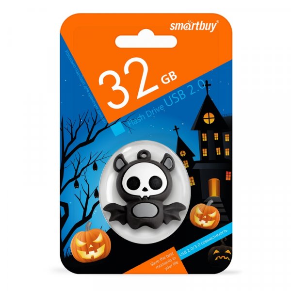 Флешка USB 32GB 2.0 SmartBuy Летучая Мышь