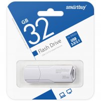 Флешка USB 32GB 3.0/3.1 SmartBuy CLUE White