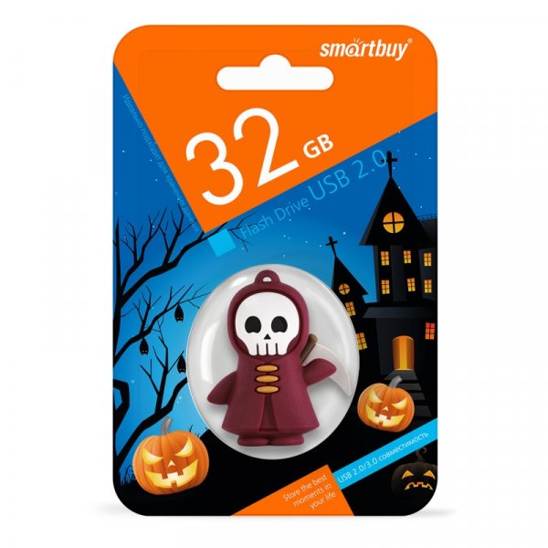 Флешка USB 32GB 2.0 SmartBuy Мрачный Жнец
