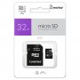 Карта памяти  32GB microSDHC class 10 SmartBuy U1 V10 для видеонаблюдения с адаптером SD