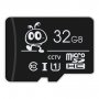 Карта памяти  32GB microSDHC class 10 SmartBuy U1 V10 для видеонаблюдения с адаптером SD