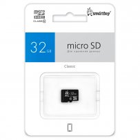 Карта памяти  32GB microSDHC class 10 SmartBuy без адаптера LE