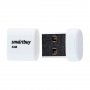Флешка USB  4GB 2.0 SmartBuy LARA White