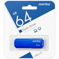 Флешка USB 64GB 2.0 SmartBuy CLUE Blue