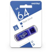 Флешка USB 64GB 3.0 SmartBuy Glossy Dark Blue