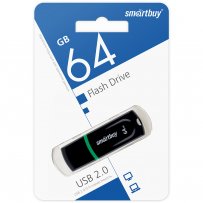 Флешка USB 64GB 2.0 SmartBuy Paean Black