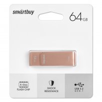Флешка USB 64GB 3.0/3.2 Gen.1 Smartbuy M1 Metal Apricot