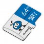 Карта памяти  64GB micro SDXC class 10 SmartBuy UHS-1 Blue без адаптера SD