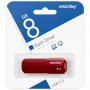 Флешка USB  8GB 2.0 SmartBuy CLUE Burgundy
