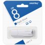 Флешка USB  8GB 2.0 SmartBuy CLUE White