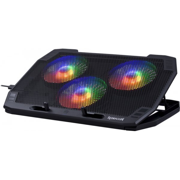 Подставка для ноутбука Redragon Ingrid 15"-17,2" USB, 3 вент. 1100RPM
