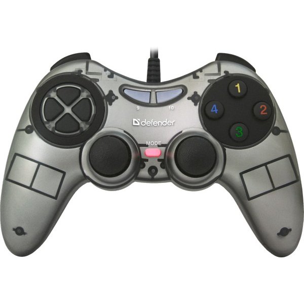 Геймпад проводной Defender Zoom Xinput USB, 10 кнопок, 2 стика