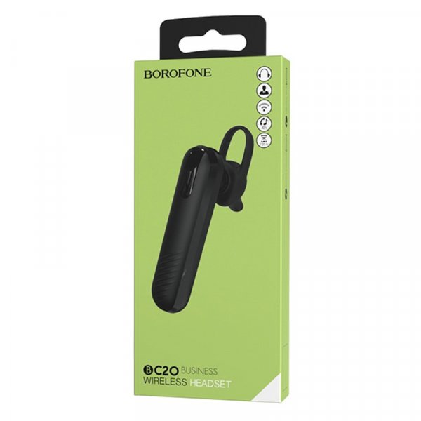 Bluetooth гарнитура (моно) Borofone BC20, чёрный (52)